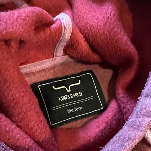 Kimes Ranch Ladies Two Scoops Red Berry Sweatshirt Hoodie 2SCOOP-RED - Picture 4 of 6